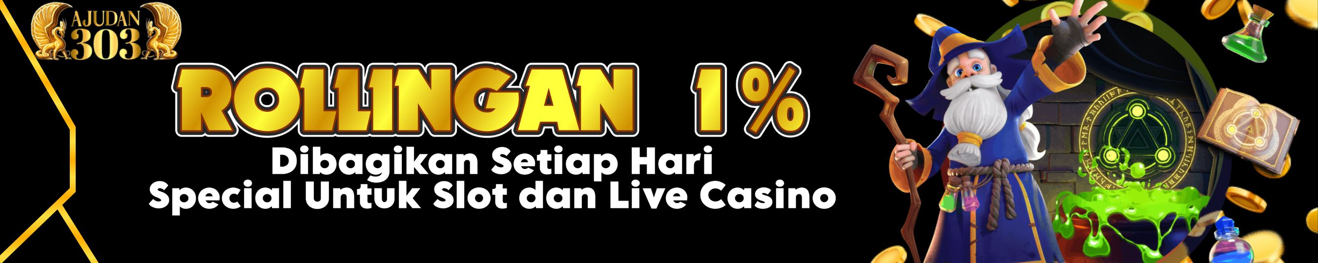 ajudan303 bonus rollingan dibagikan harian